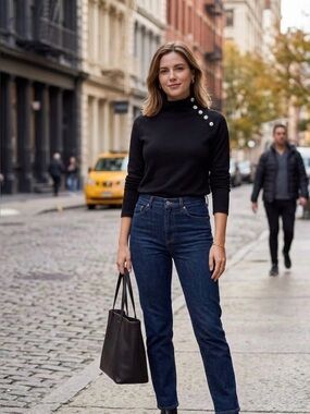 J. CREW CRYSTAL EMBELLISHED TOP